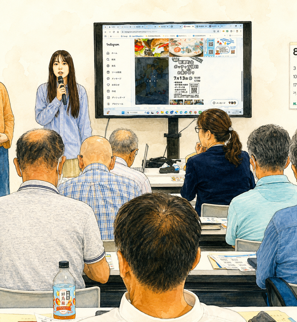 町会活動デジタル化支援講座の様子